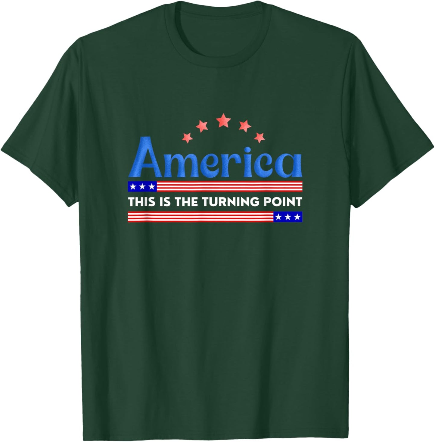 This is The Turning Point USA Flag Women Teens T-Shirt - T-Shirt | Forest