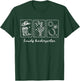 Stamp Howdy Kindergarten Teacher Crew Cowboy Western Country T-Shirt - T-Shirt | Forest