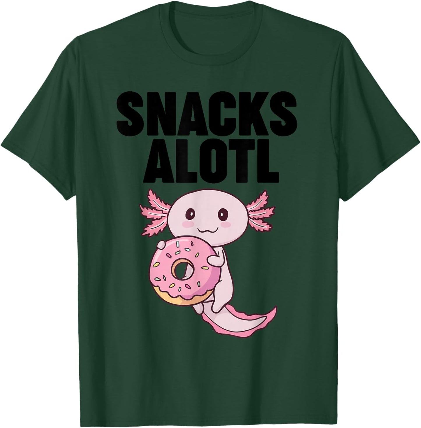 Axolotl SnacksAlotl T-Shirt - T-Shirt | Forest