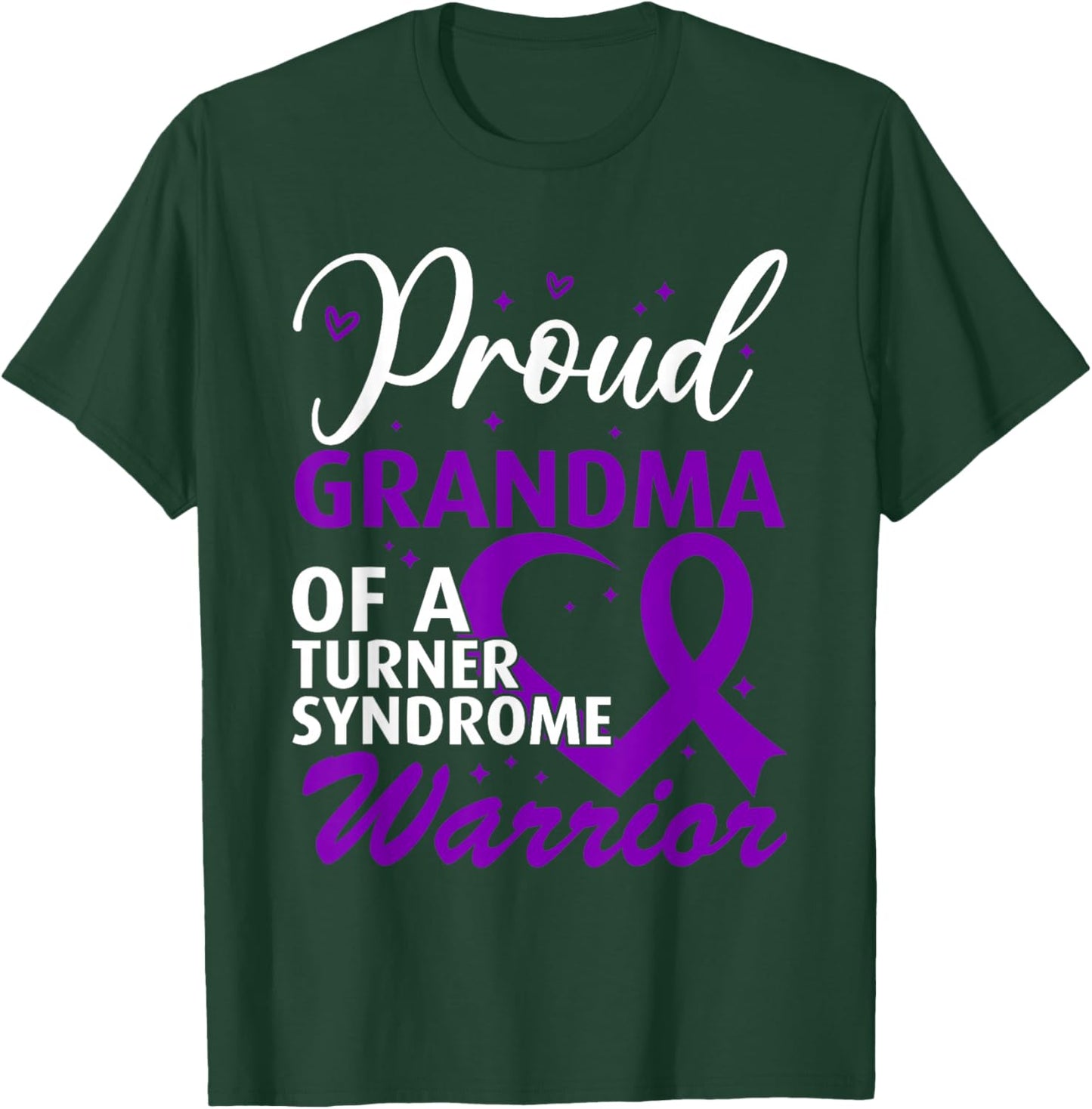 Turner Syndrome Awareness Grandma T-Shirt - T-Shirt | Forest