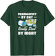 Pharmacist by Day Really Tired by Night T-Shirt - T-Shirt | Forest