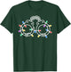 Christmas Lights Handcuffs Policeman Cop Police Officer Cops T-Shirt - T-Shirt | Forest
