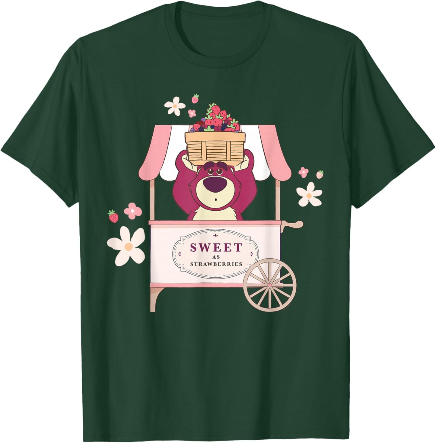 Disney & Pixar's Toy Story Lotso Sweet as Strawberries Cute T-Shirt - T-Shirt | Forest