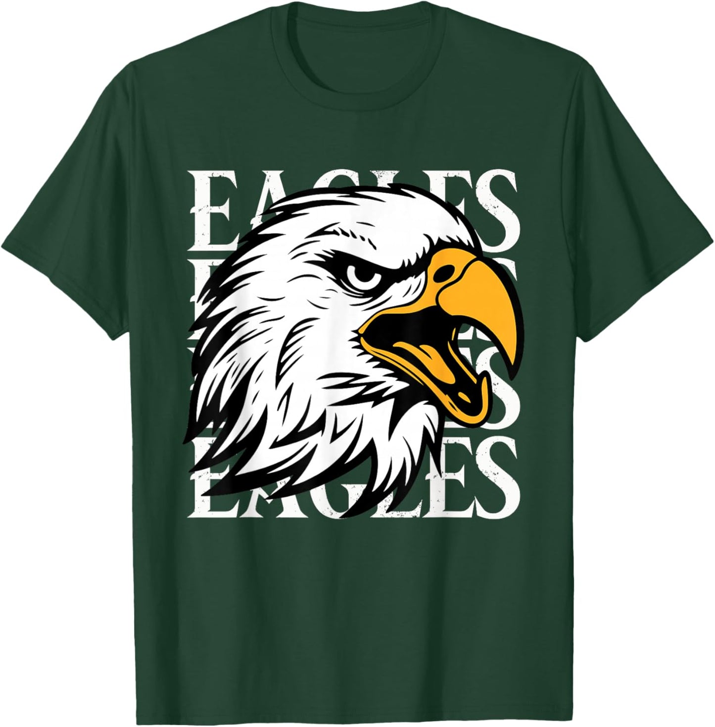 Eagle Vintage Women Youth Toddler Kids Boys Girls T-Shirt - T-Shirt | Forest