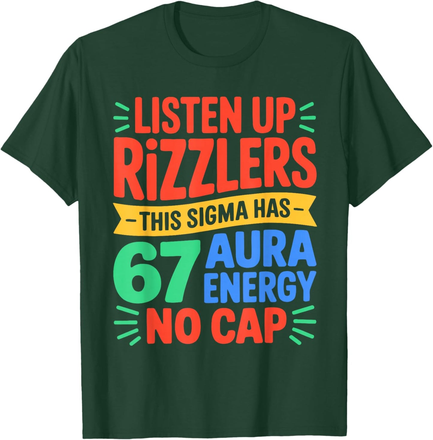 67 Meme Trendy Funny Six Seven Gen Alpha Z Boys Teens Kids T-Shirt - T-Shirt | Forest