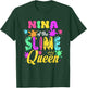 Nina of The Slime Queen Bday Family Matching Party T-Shirt - T-Shirt | Forest