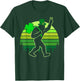 Retro Funny St Patrick's Day Bigfoot Shamrock Men Women Kids T-Shirt - T-Shirt | Forest