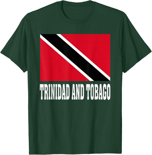Trinidad and Tobago Flag Patriotic National Roots Souvenir T-Shirt - T-Shirt | Forest