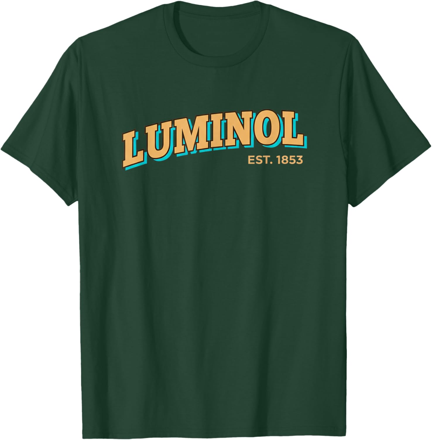 Science Mom LUMINOL EST. 1853 Vintage Chemistry Mom T-Shirt - T-Shirt | Forest