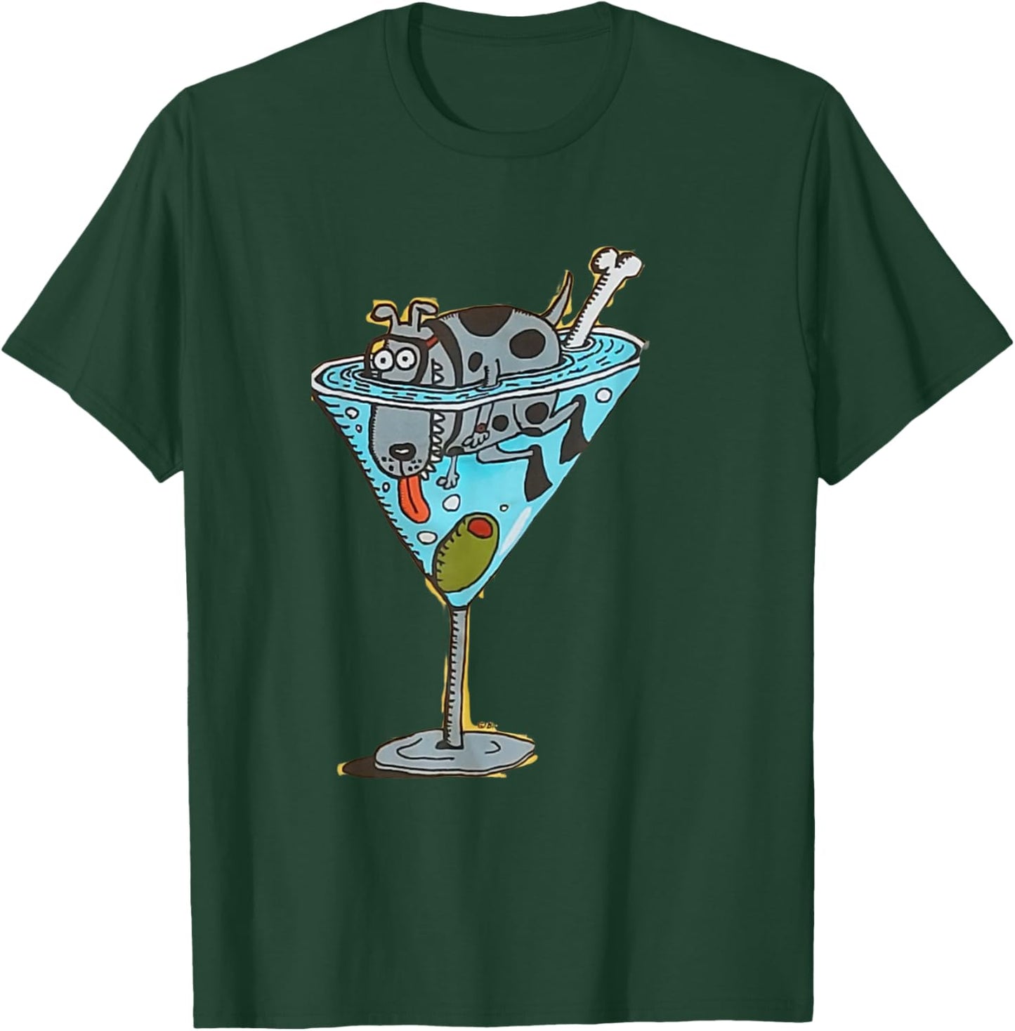 Funny Dog Cartoon Humor, Dog mom, Dog dad, Dog Lover T-Shirt - T-Shirt | Forest