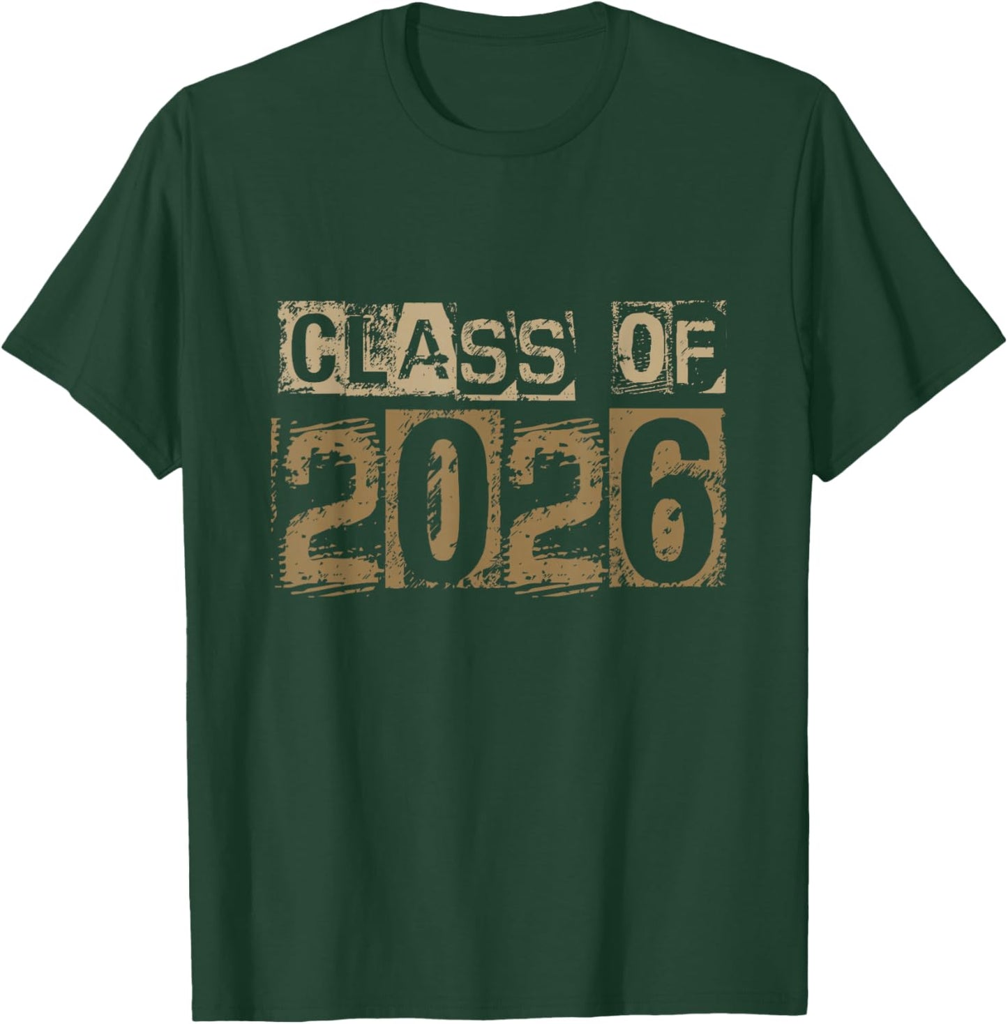 Class of 2026 Senior Graduation Vintage T-Shirt - T-Shirt | Forest
