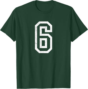 Number 6 Six Funny Trendy Gen Alpha Meme Slang Boys Girls T-Shirt - T-Shirt | Forest