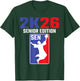 Senior 2K26 Edition Class of 2026 Graduate Sports Style T-Shirt - T-Shirt | Forest