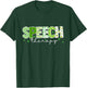 Lucky Shamrock Speech Therapy St Patrick’s Day Therapist T-Shirt - T-Shirt | Forest