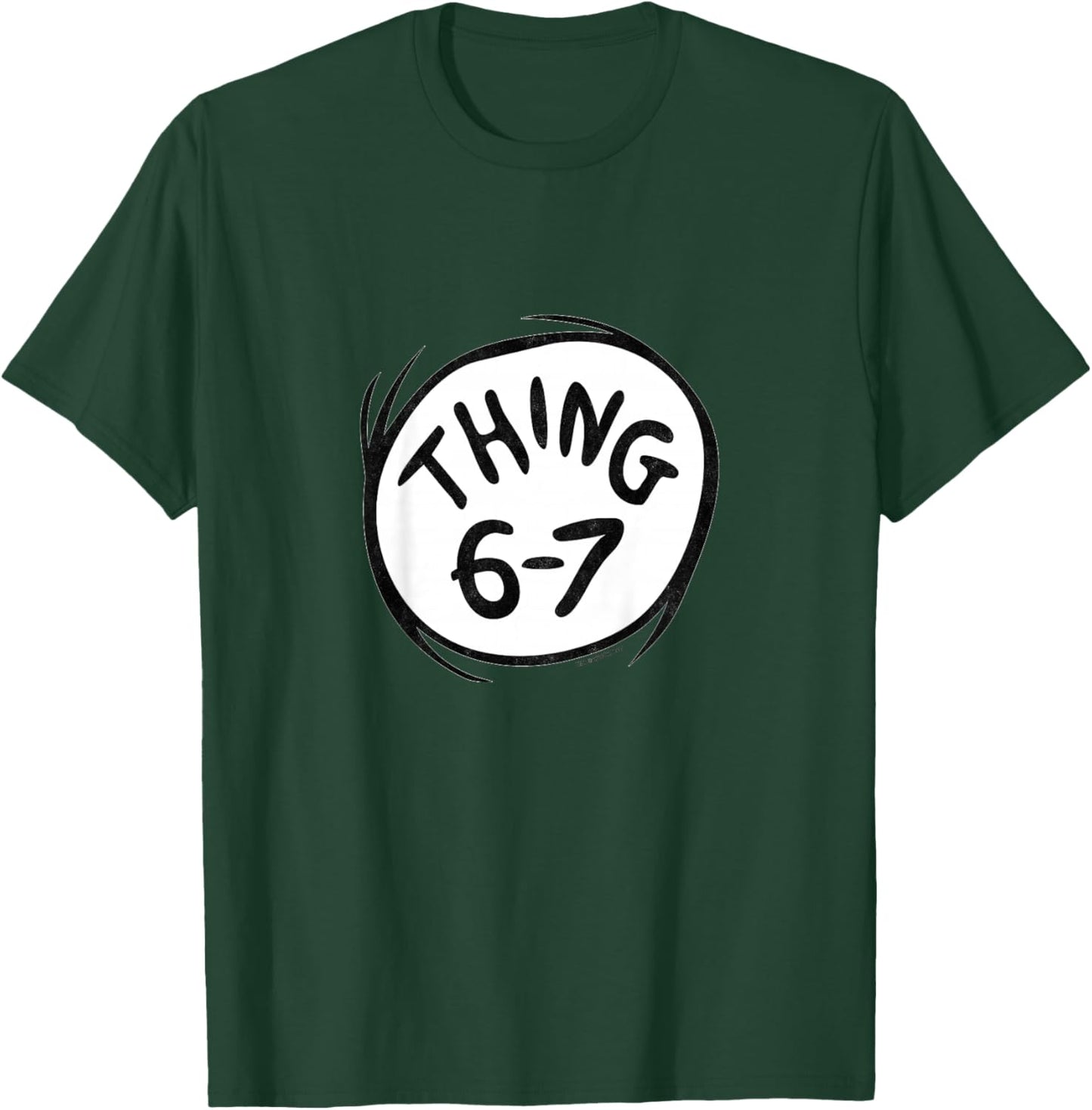 The Cat in The Hat Signature Collection Thing 6-7 Youth T-Shirt - T-Shirt | Forest