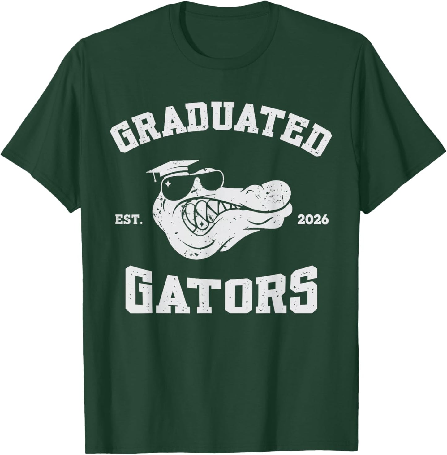 Class of 2026 Senior Men Graduated Gators Mascot Kid Women T-Shirt - T-Shirt | Forest