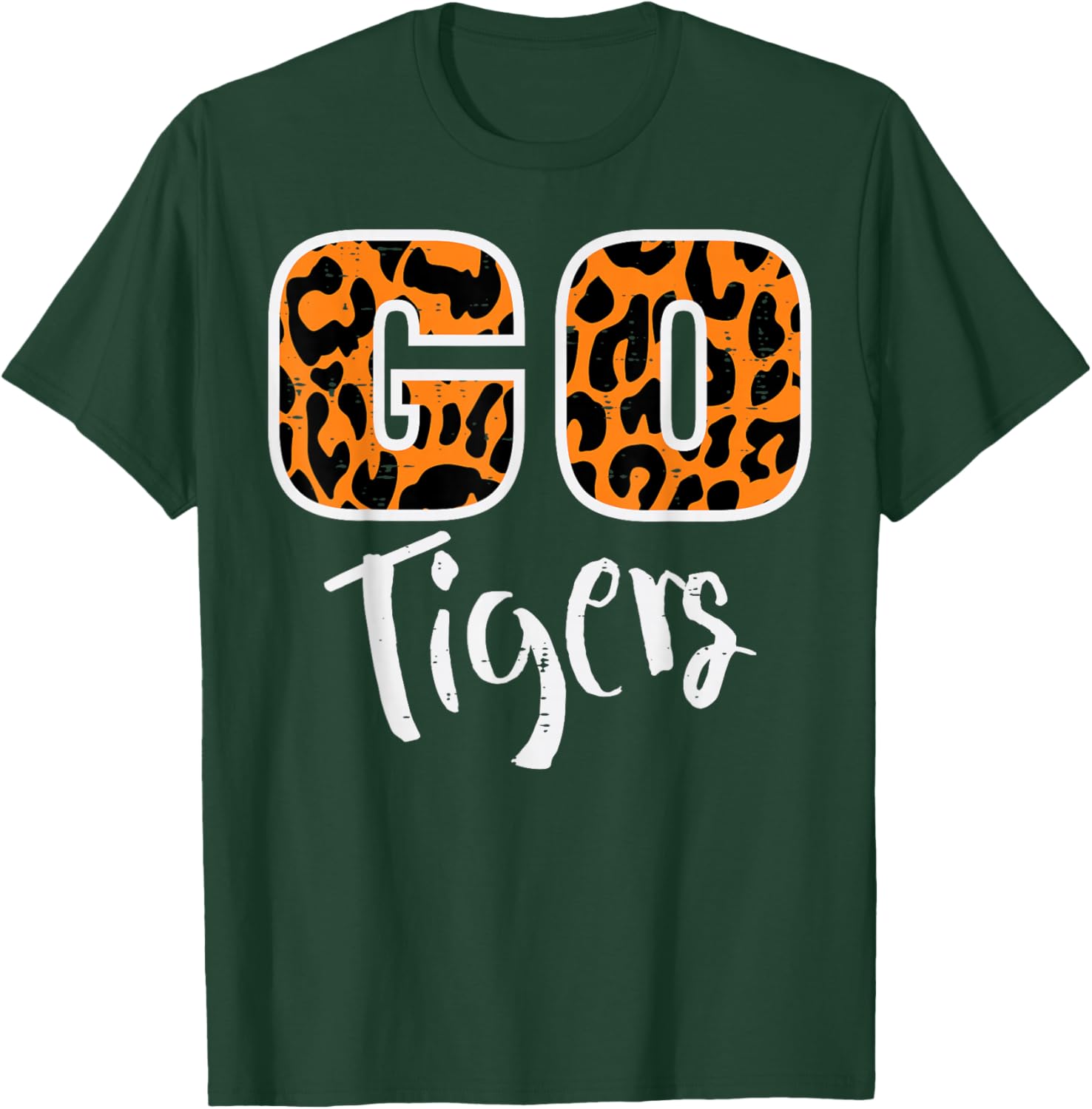 Go Tiger Men Women Kids Girls Youth Boys Teen T-Shirt - T-Shirt | Forest