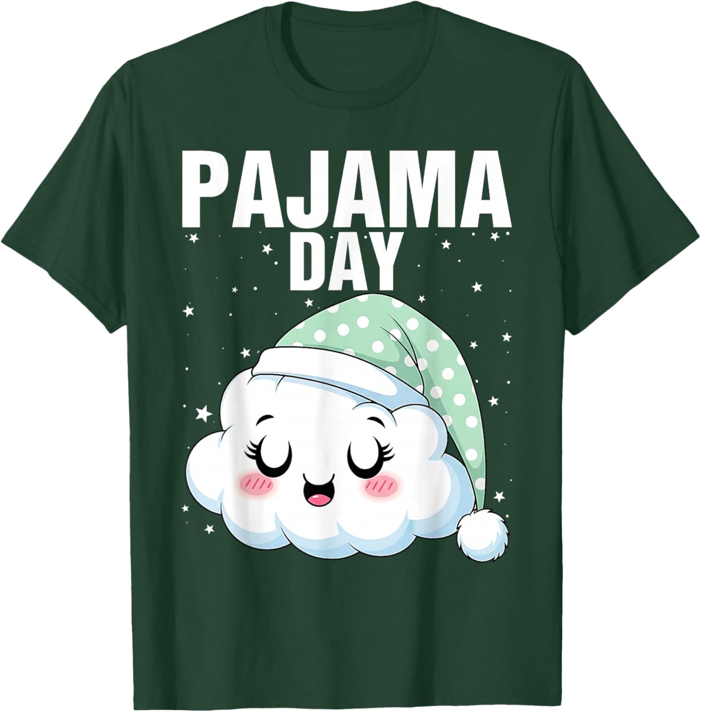 Pajama Day School Spirit Week Fun Cloud Teacher Student Cute T-Shirt - T-Shirt | Forest