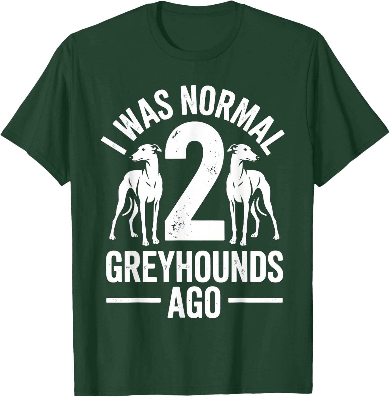 Cute Greyhound Art Women Dog Italian Greyhound Lover T-Shirt - T-Shirt | Forest