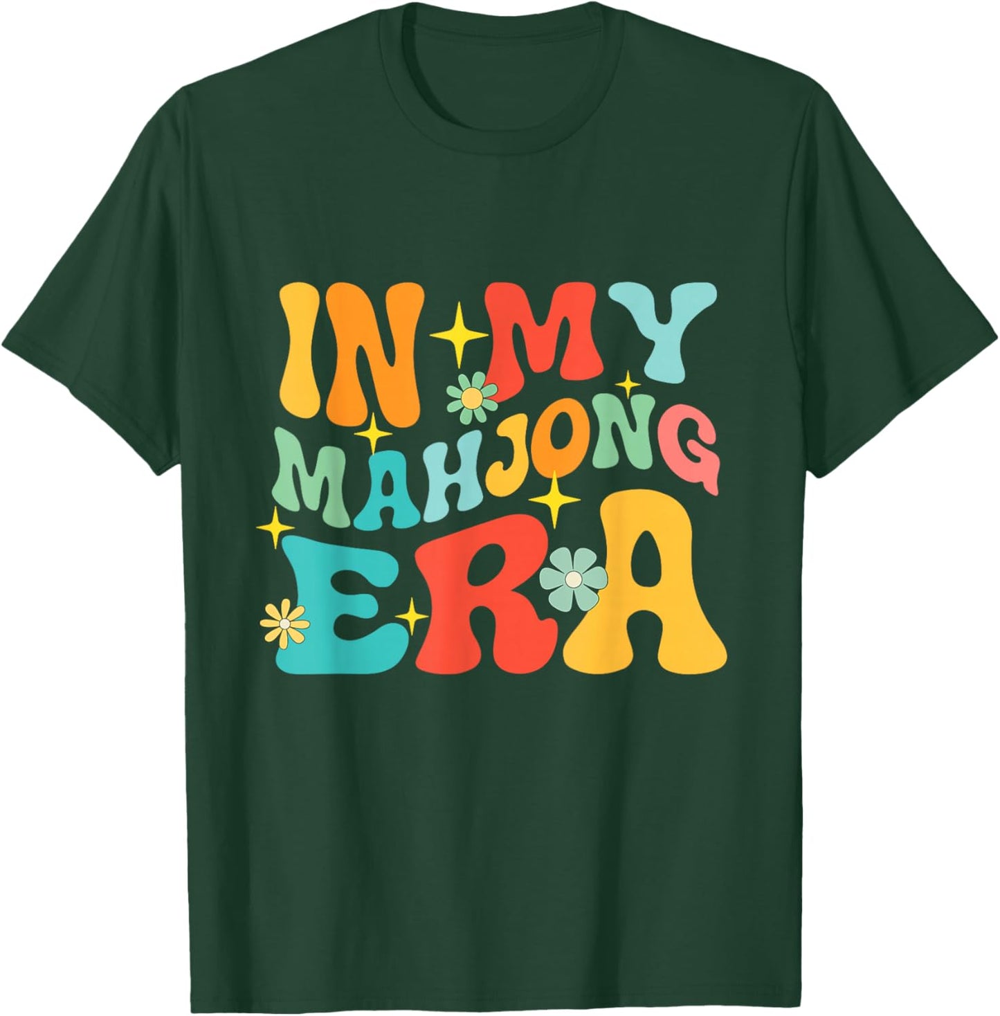 in My Mahjong Era - Mah Jong Player Casino Gambling T-Shirt - T-Shirt | Forest
