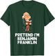 Easy Pretend I'm Benjamin Franklin Costume Halloween Funny T-Shirt - T-Shirt | Forest