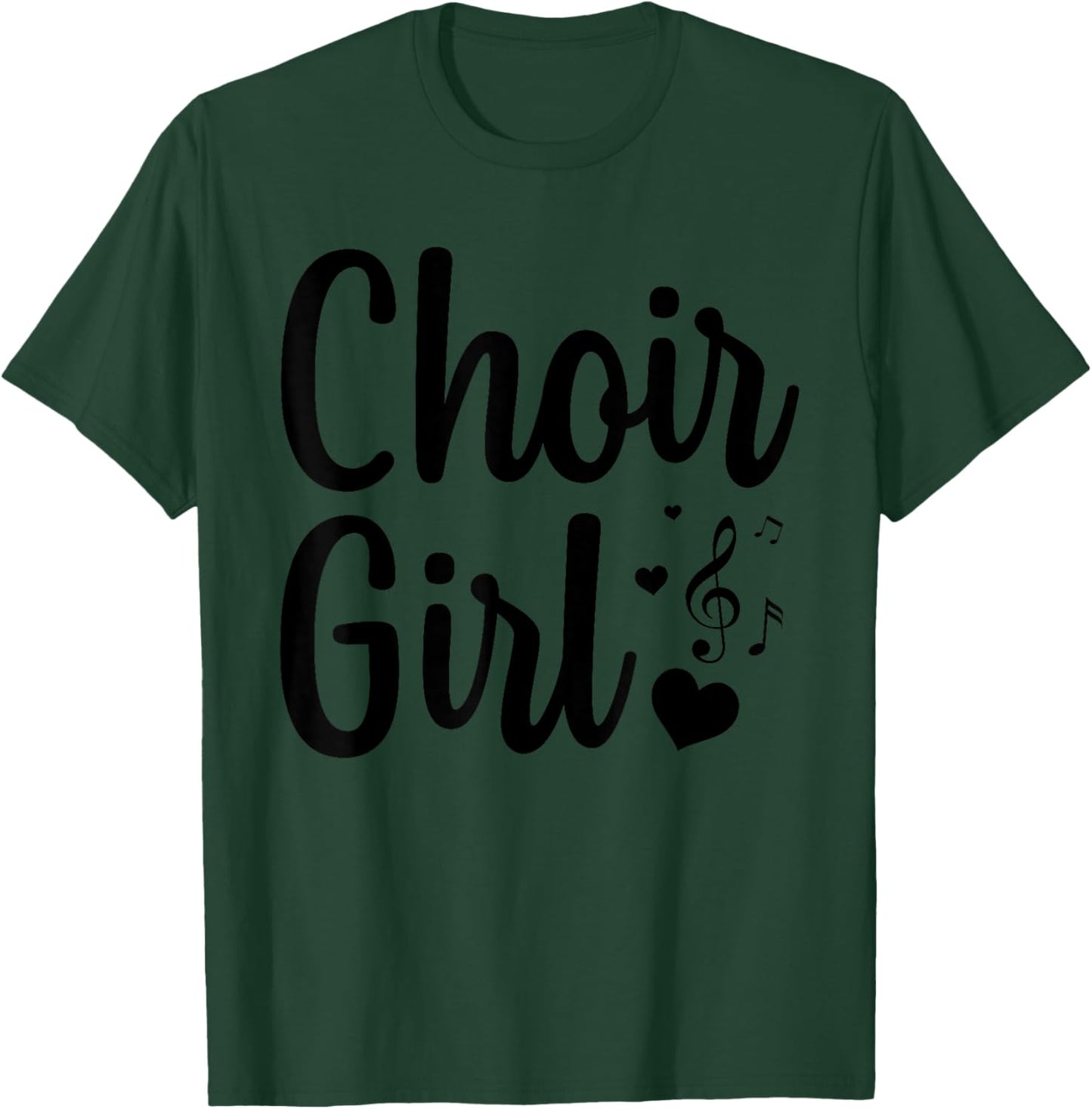 Choir Art for Girls Women Choir Singing Chorus Show Choir T-Shirt - T-Shirt | Forest