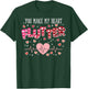 Valentines Day Cardiac Nurse Heart Flutter Women Men T-Shirt - T-Shirt | Forest