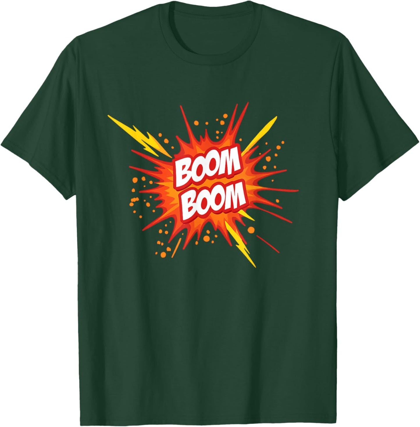 Boom Boom Design for Kids Party Fun Playful Style T-Shirt - T-Shirt | Forest