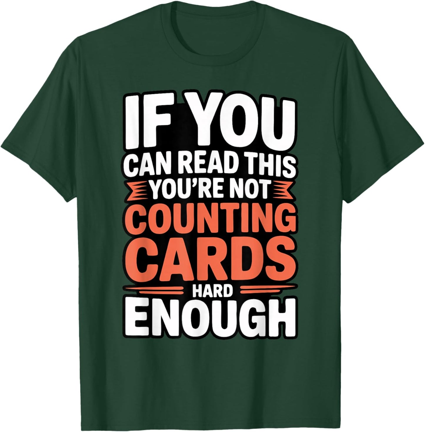 Bridge Player Counting Cards Contract Bridge T-Shirt - T-Shirt | Forest