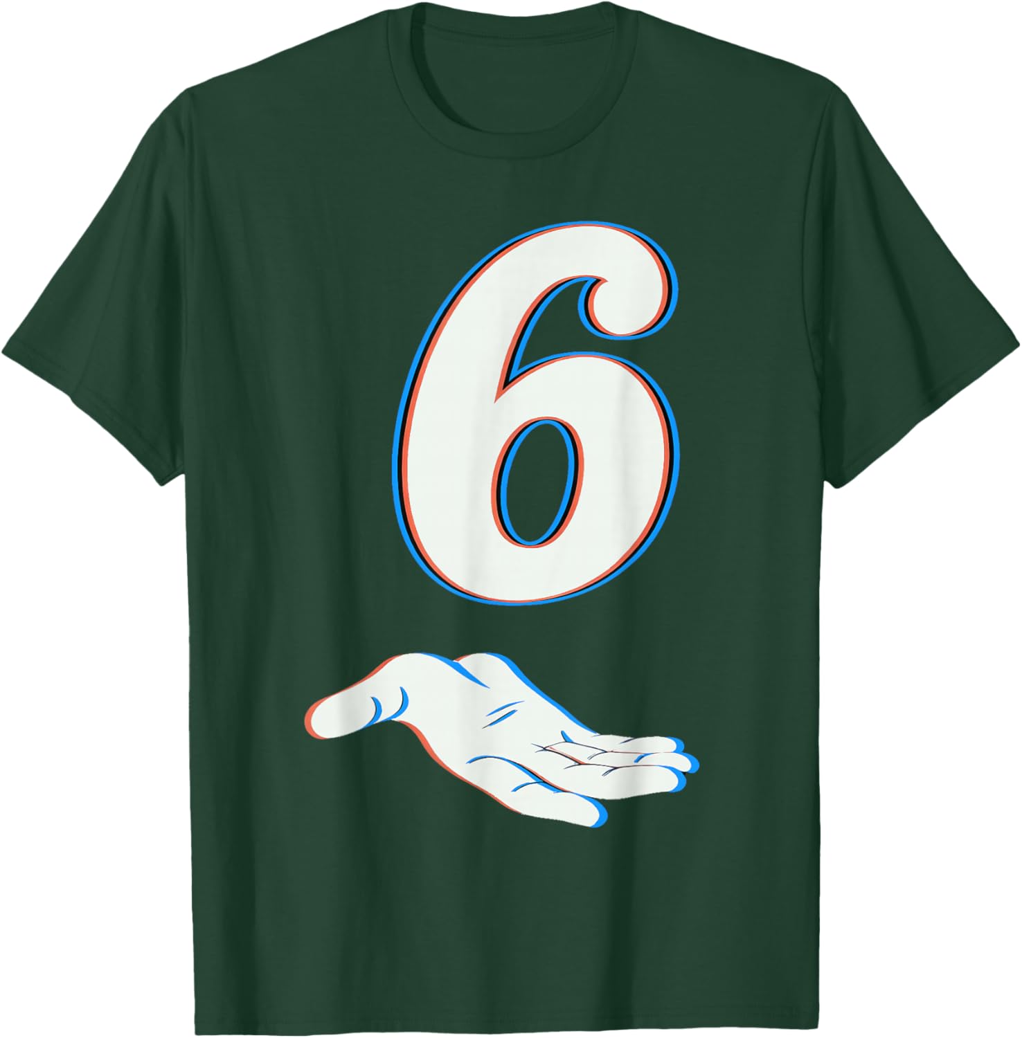 Number 6 Matching 67 Six Seven Meme Couple Halloween Costume T-Shirt - T-Shirt | Forest