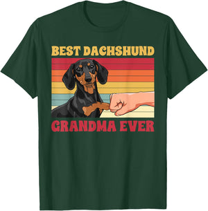 Best Dachshund Grandma Ever Dachshund Grandmother T-Shirt - T-Shirt | Forest