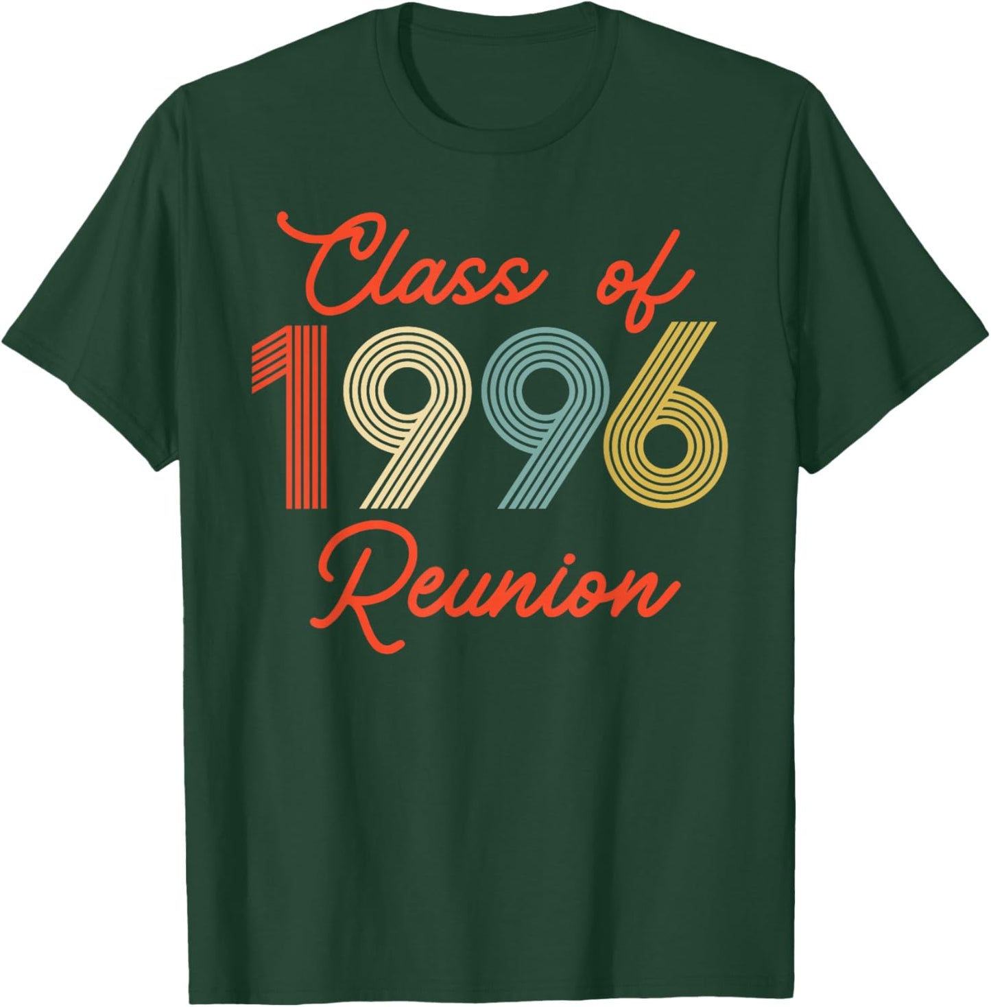 Vintage Class of 1996 Reunion High School Party Matching T-Shirt - T-Shirt | Forest