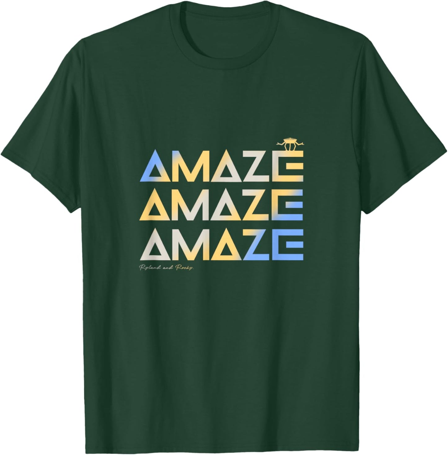 Funny Space Quote Amaze. Project T-Shirt - T-Shirt | Forest
