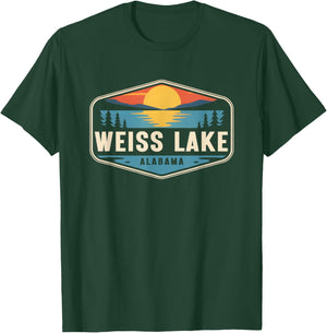 Weiss Lake Alabama Outdoors Vintage T-Shirt - T-Shirt | Forest