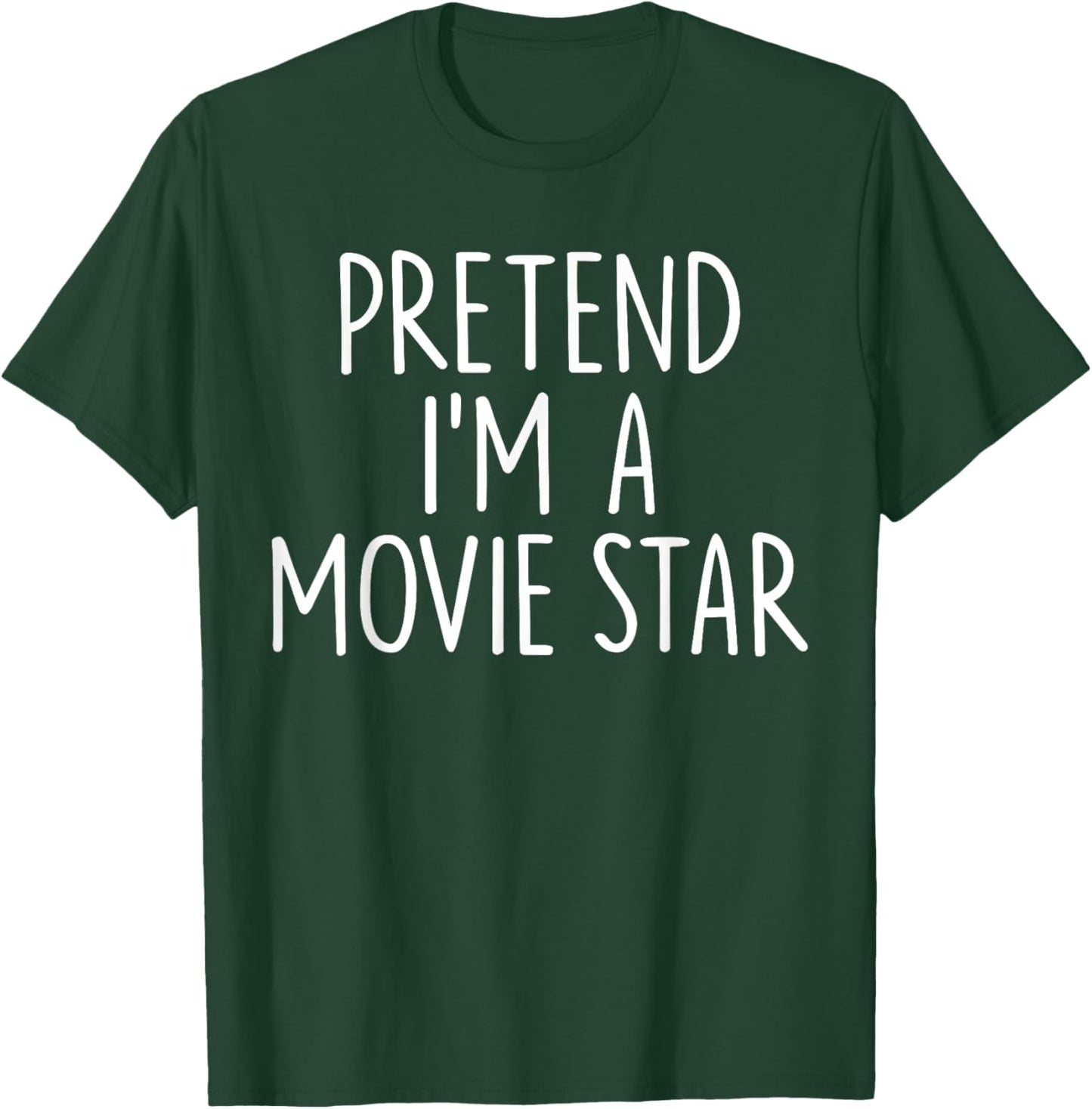 Pretend I'm A Movie Star Halloween Couples Costume Matching T-Shirt - T-Shirt | Forest