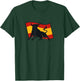 Spanish Bull with Spain Flag T-Shirt - T-Shirt | Forest