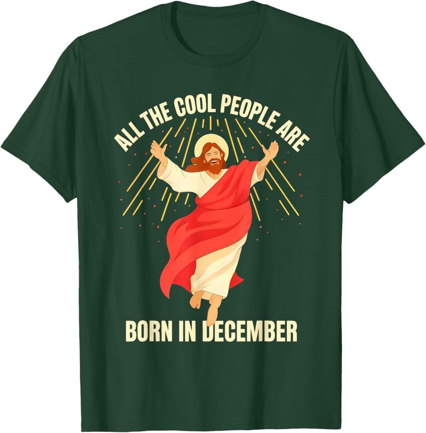 Christian Christmas Bday T-Shirt - T-Shirt | Forest