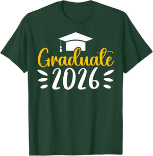 Graduate Class of 2026 Proud Senior High School Graduation T-Shirt - T-Shirt | Forest