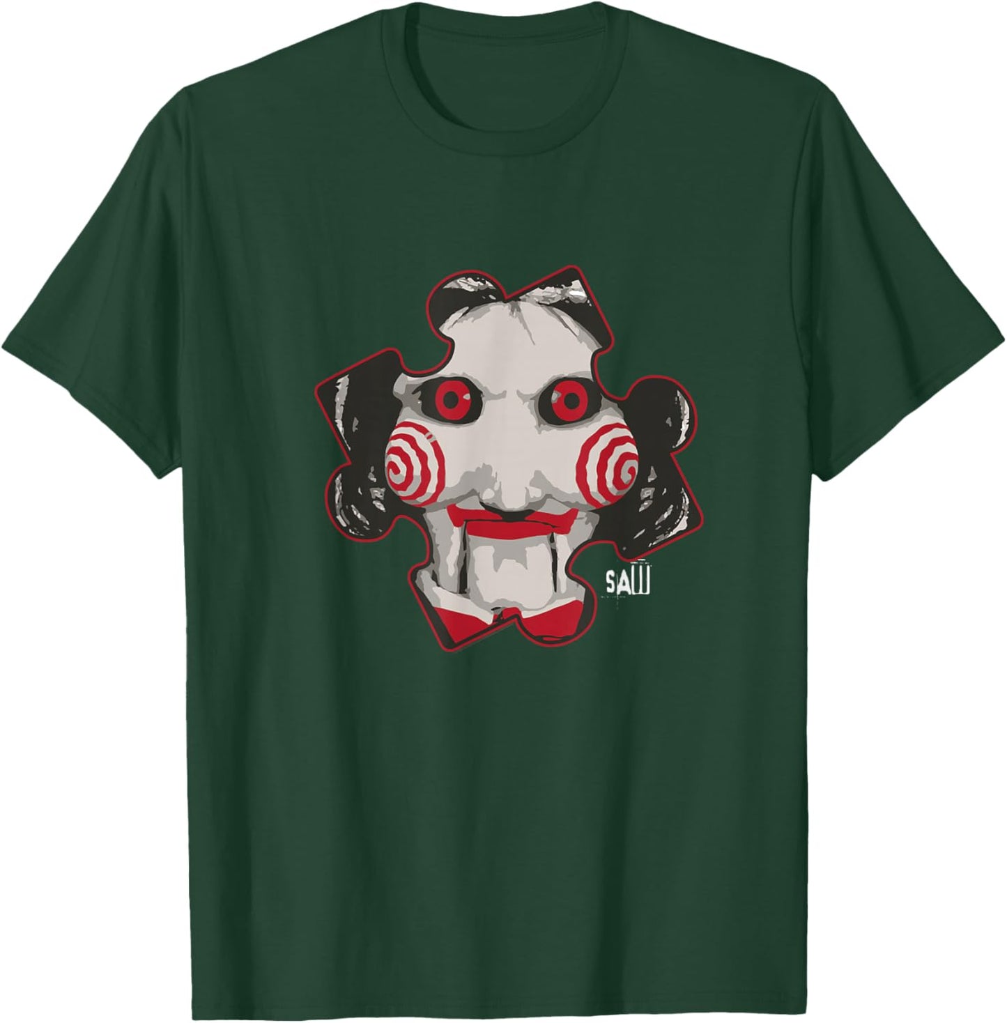 Saw Billy The Puppet Puzzle Piece T-Shirt - T-Shirt | Forest