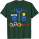 Police Officer Uniform Costume Funny Halloween Cop Outfit T-Shirt - T-Shirt | Forest