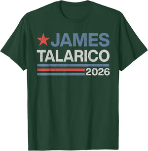 James Talarico for U.S. Senate from Texas 2026 Retro US Flag T-Shirt - T-Shirt | Forest