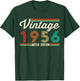 70th Birthday Vintage 1956 Retro 70 Year Old T-Shirt - T-Shirt | Forest