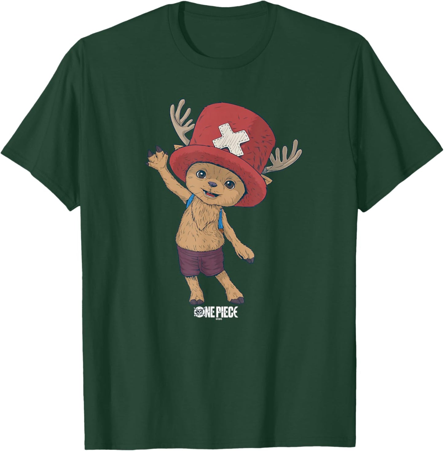 One Piece Chopper Big Face Officially Licensed T-Shirt - T-Shirt | Forest