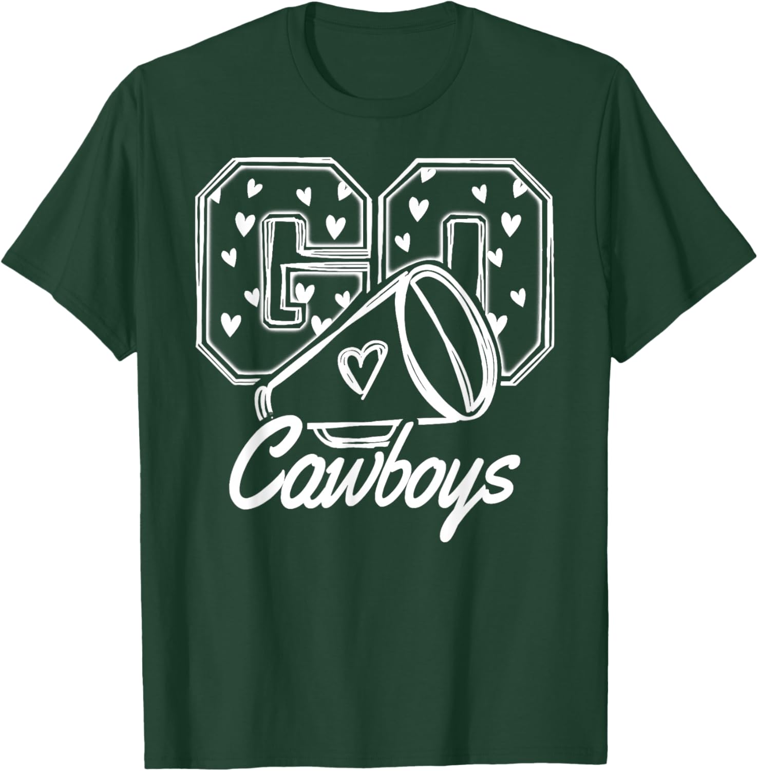 This Girl Loves Her Cowboys USA Design Women & Kids T-Shirt - T-Shirt | Forest