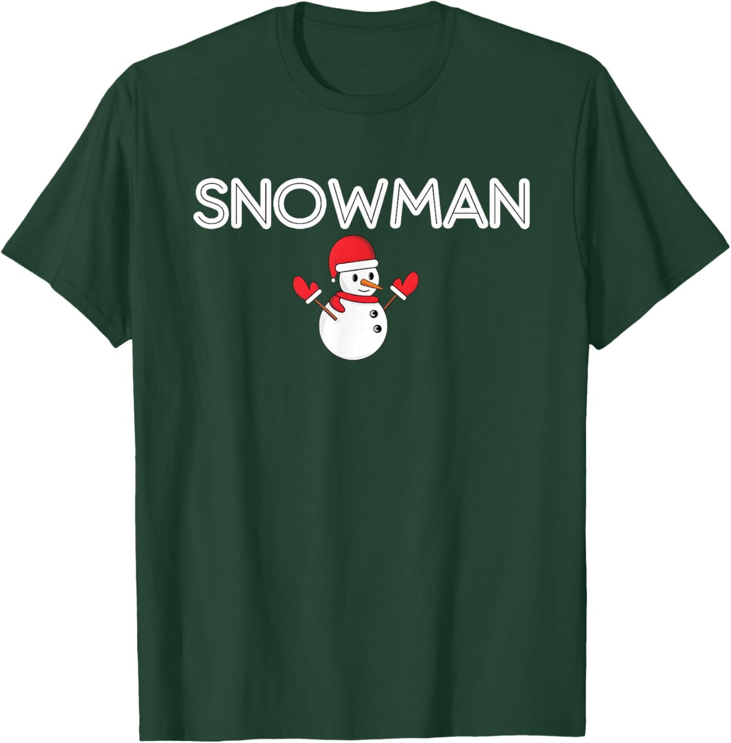 Snowman and Snow Blower, Rude Couples Christmas T-Shirt - T-Shirt | Forest