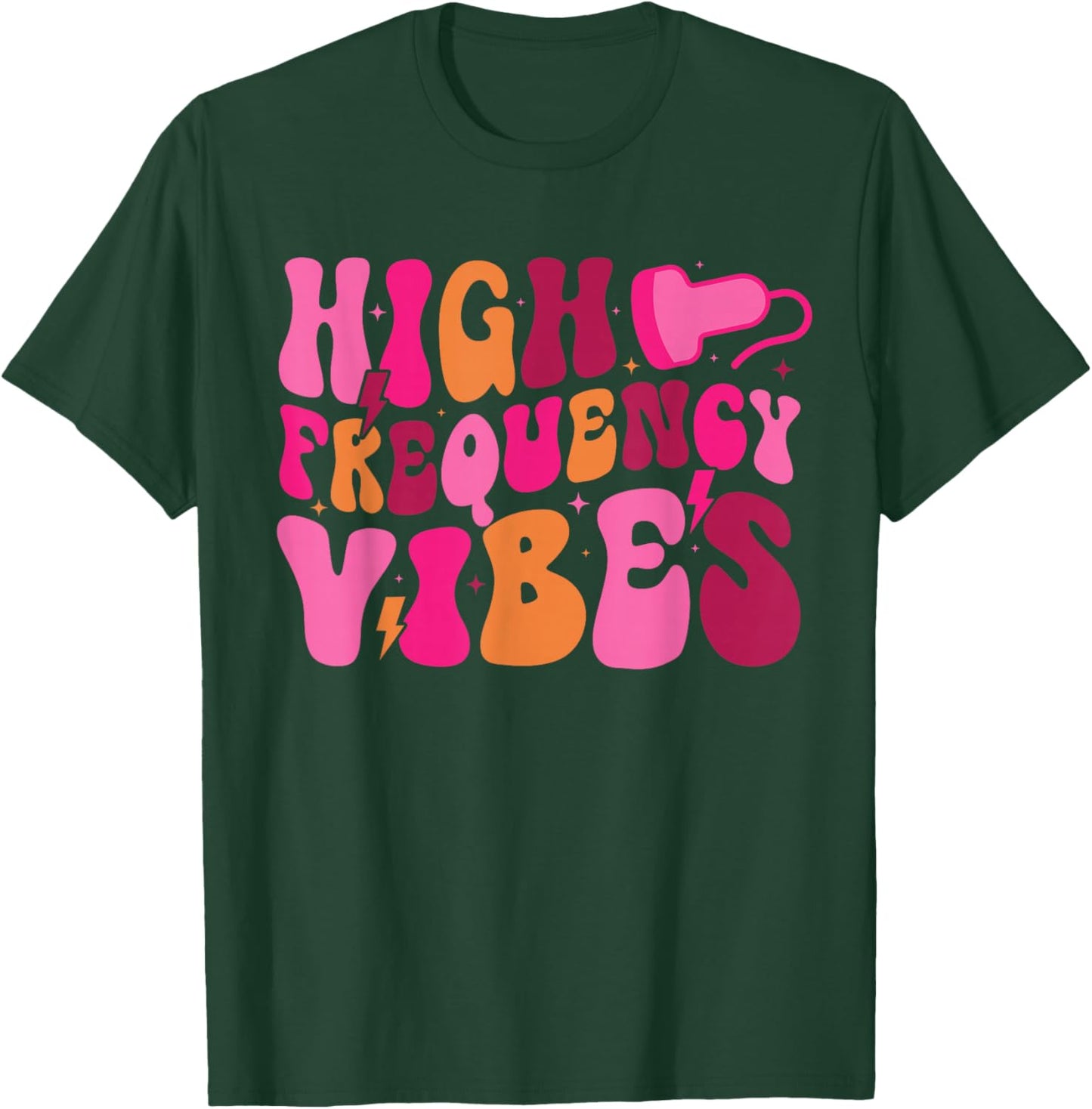 High Frequency Vibes Sonographer Sonography Sonographers T-Shirt - T-Shirt | Forest