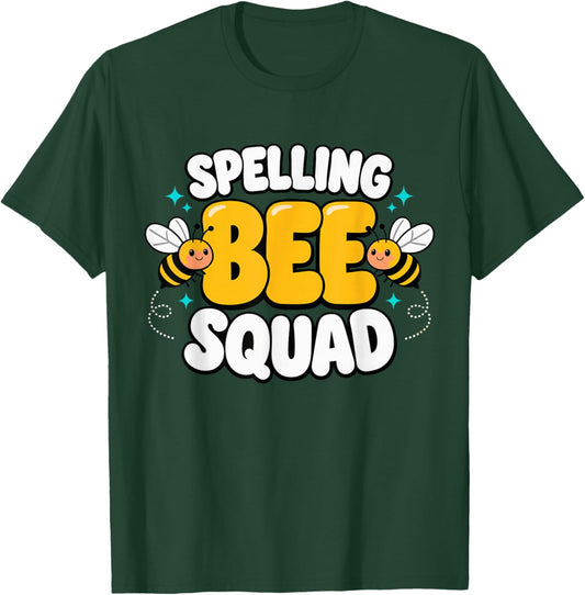 Spelling Bee Squad Funny Cute Teacher Student Team T-Shirt - T-Shirt | Forest