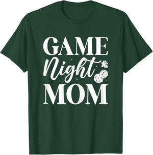 Game Night Mom - Mother’s Day Board Gamer Mom T-Shirt - T-Shirt | Forest