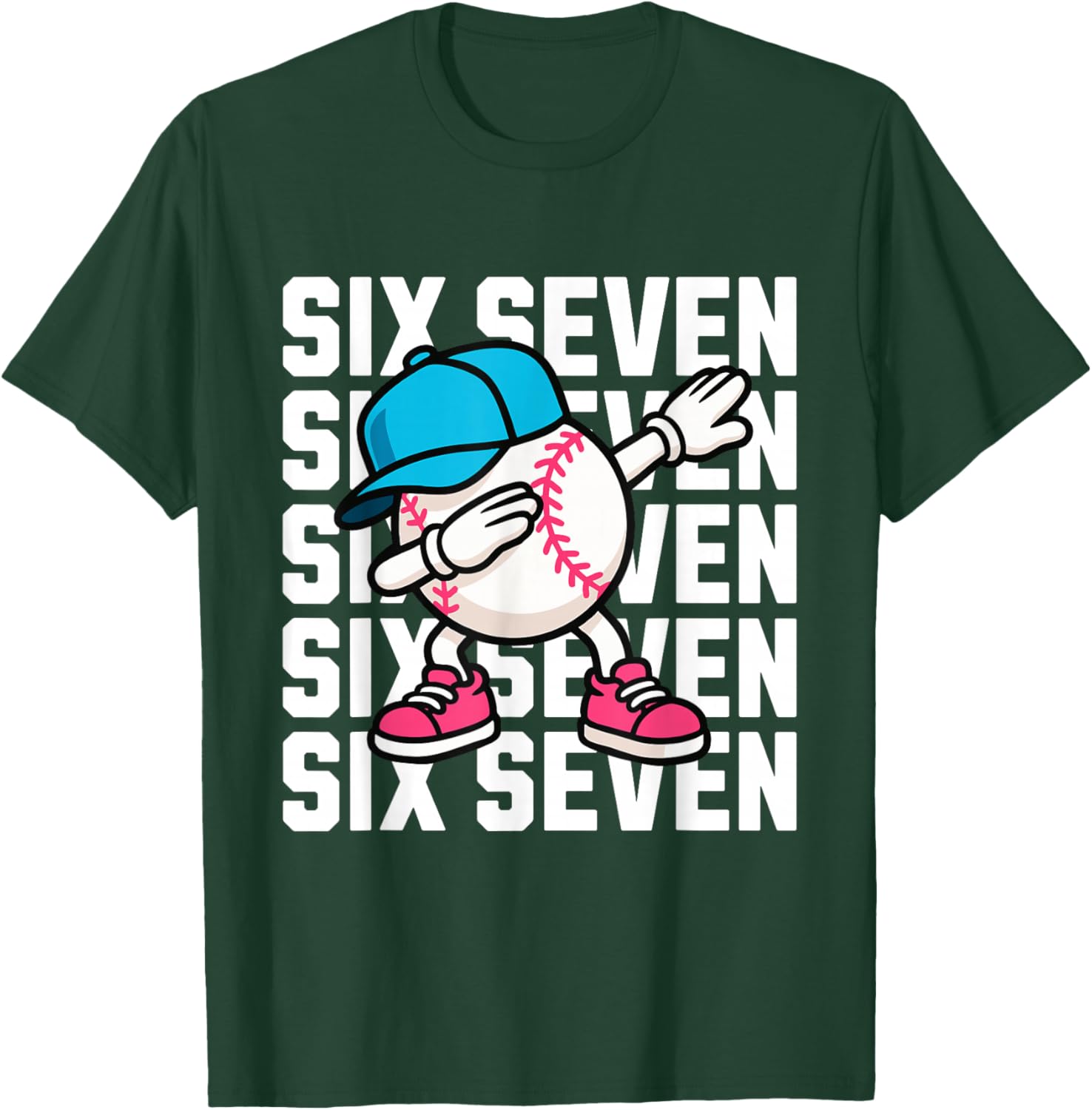 Six Seven Dab T-Shirt - T-Shirt | Forest