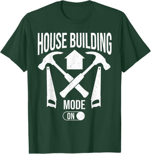 House Builder Carpenter Contractor Construction T-Shirt - T-Shirt | Forest